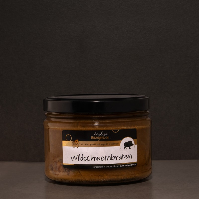 Wildschweinbraten